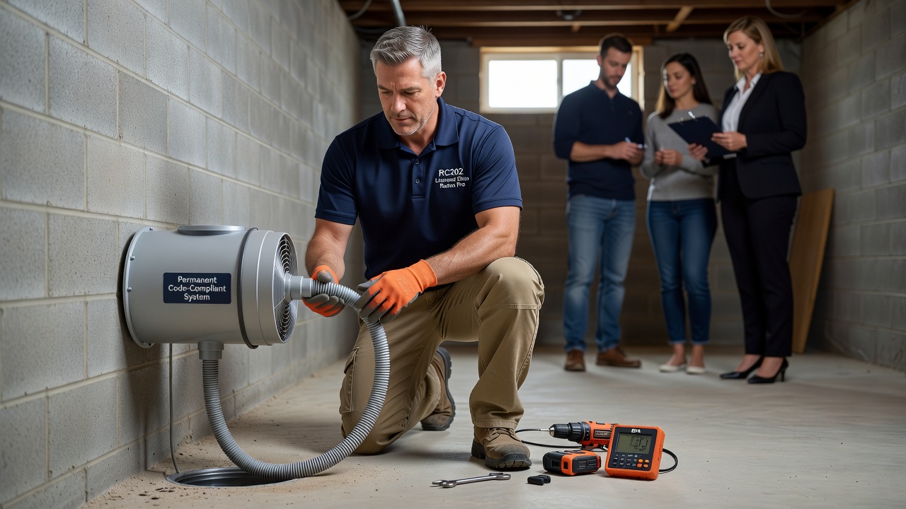 Radon Mitigation Williston OH | Licensed RC202 Pros