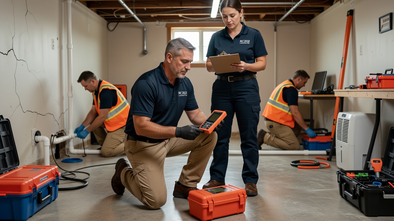 Radon Mitigation team professional environment