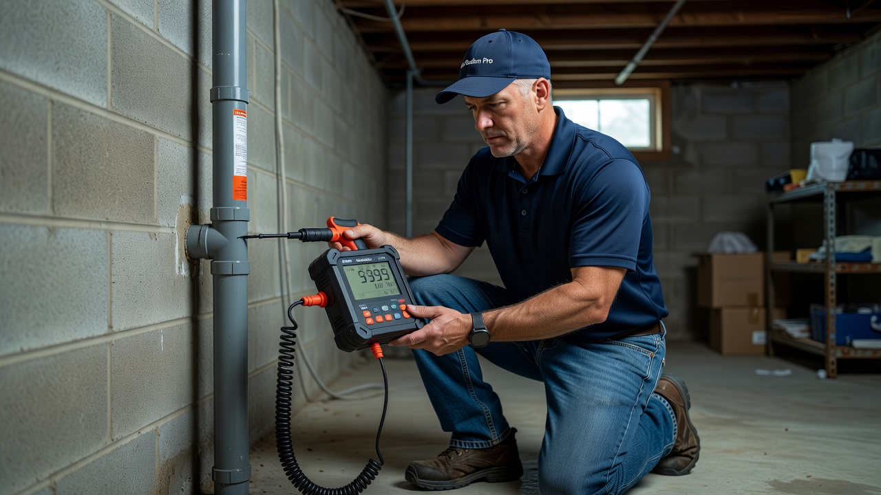 radon mitigation technician testing equipment Ohio