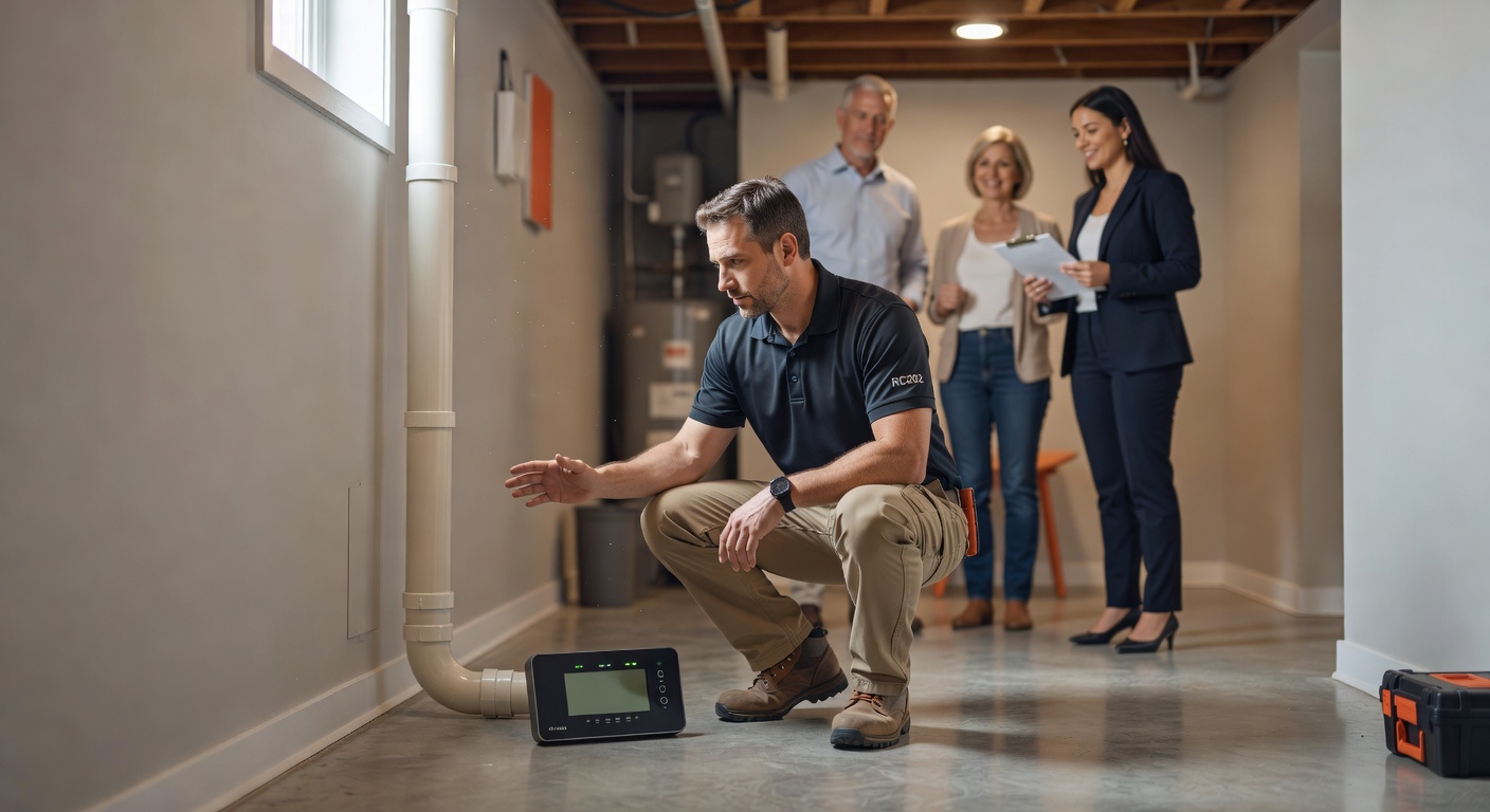 radon test continuous monitor home inspection Ohio