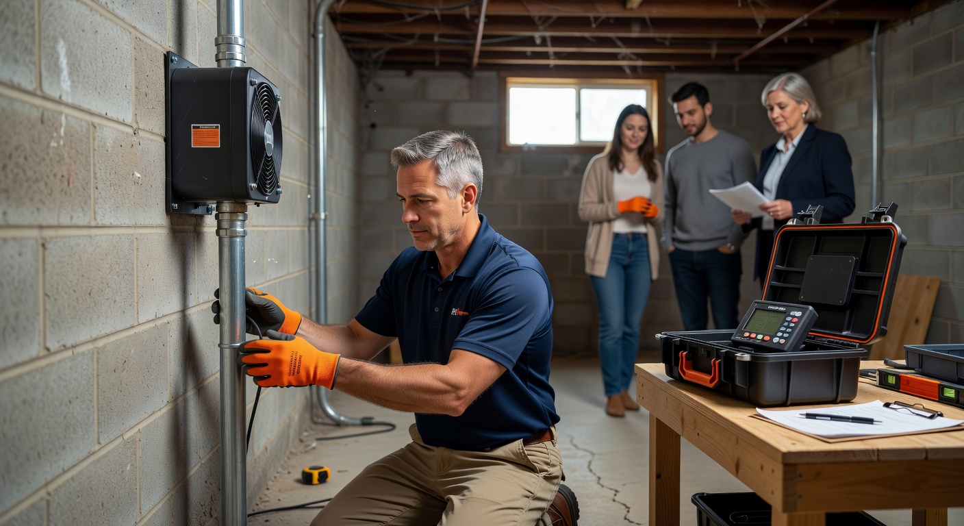 radon mitigation contractor Ohio home inspection