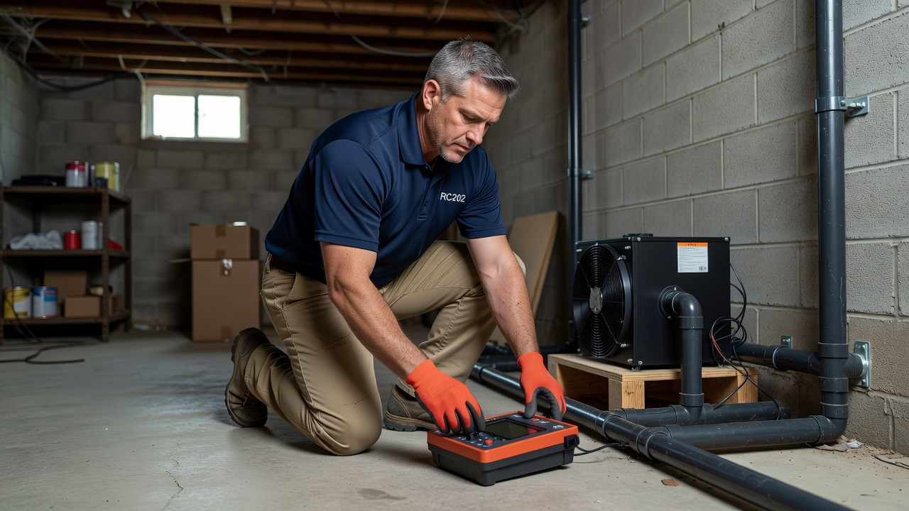 radon technician testing equipment professional Ohio