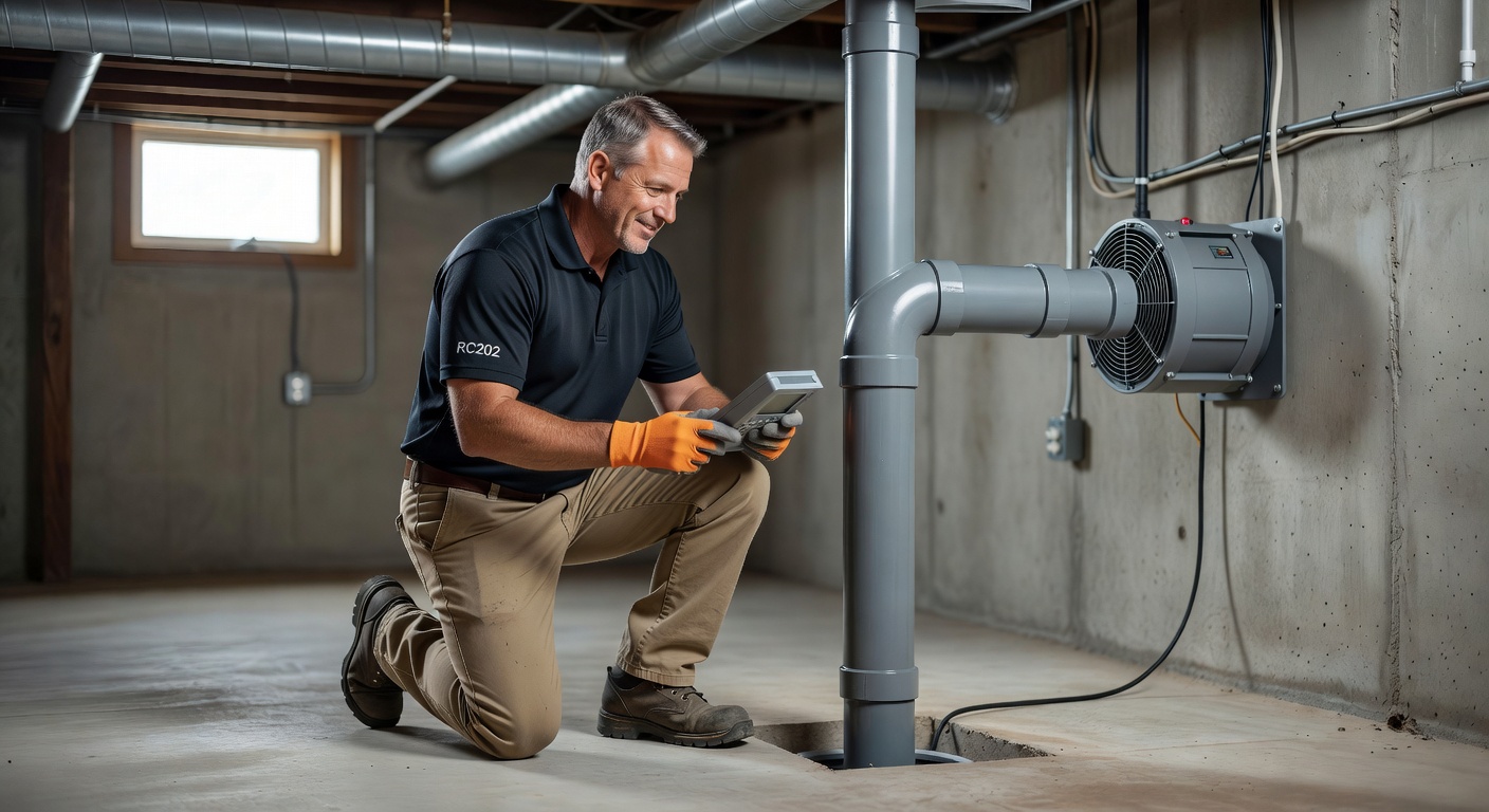 licensed radon mitigation technician Ohio inspection