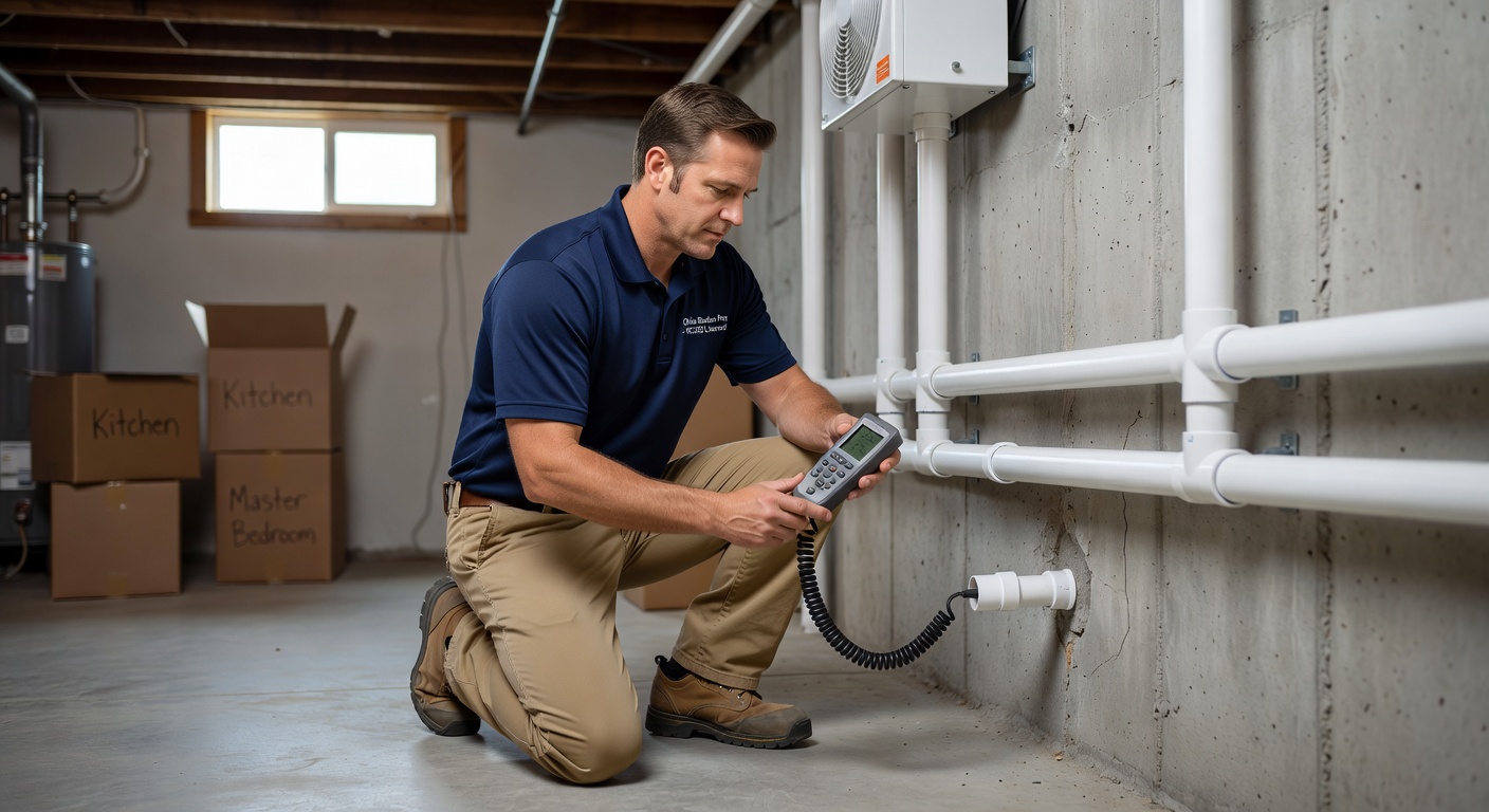 licensed radon mitigation technician Ohio professional inspection
