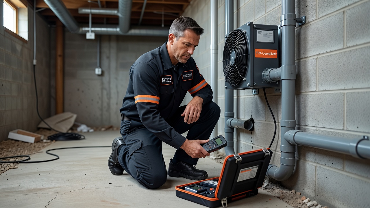 Radon Mitigation Brimfield OH | Licensed RC202 Pro