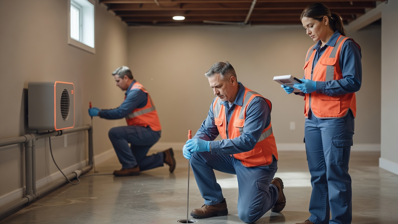 Radon Mitigation team professional environment