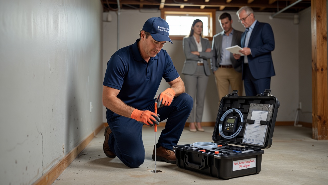 Radon Mitigation Pleasant Hills OH | Licensed RC202 Pros