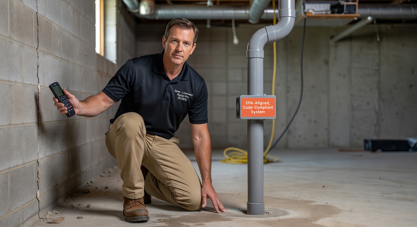 Radon Mitigation Zane OH | Licensed RC202 | Radon Eliminator