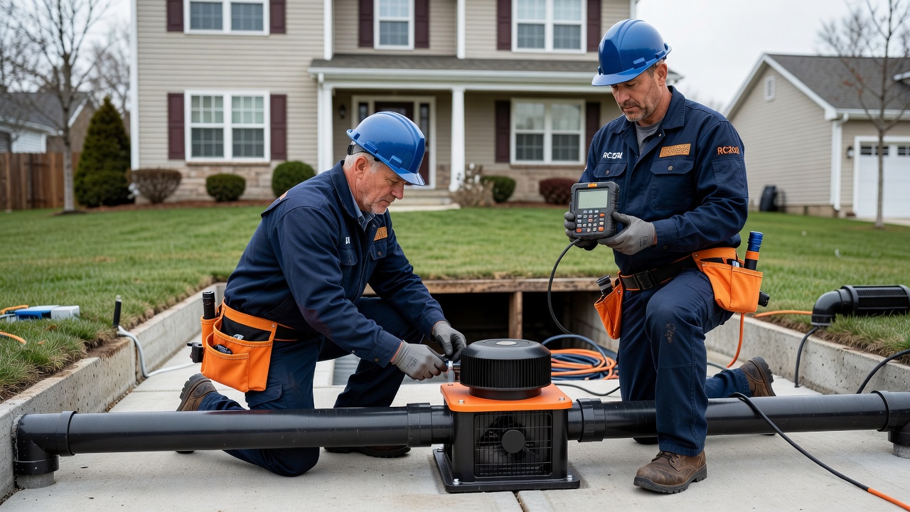 radon mitigation professional team Ohio licensed contractor