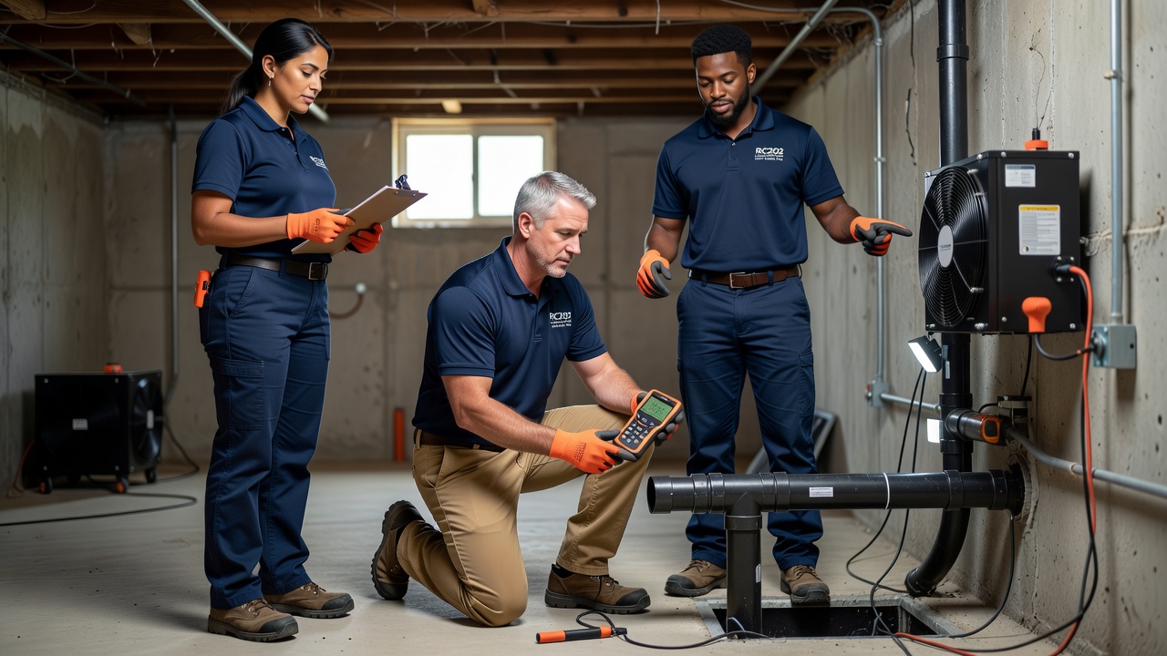 licensed radon mitigation contractor Ohio team