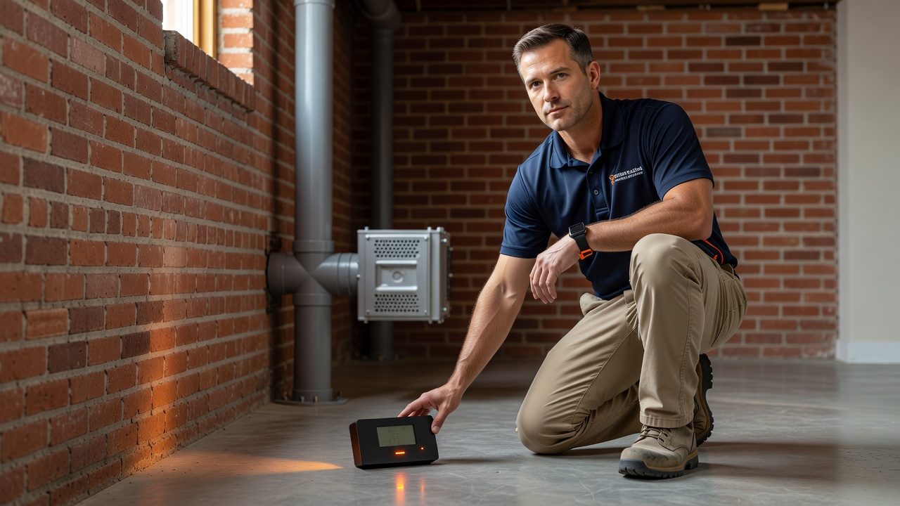 radon test kit continuous monitor measurement Ohio home