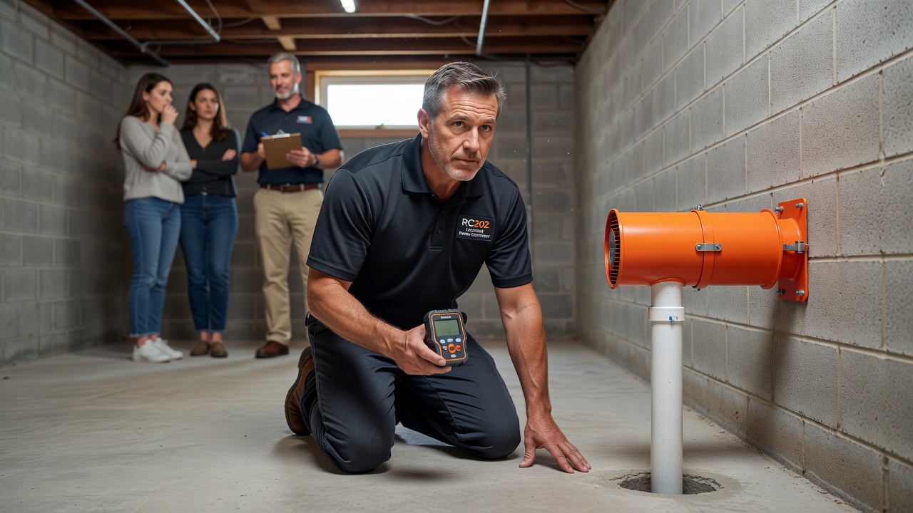 radon mitigation contractor Plymouth Ohio diagnostic