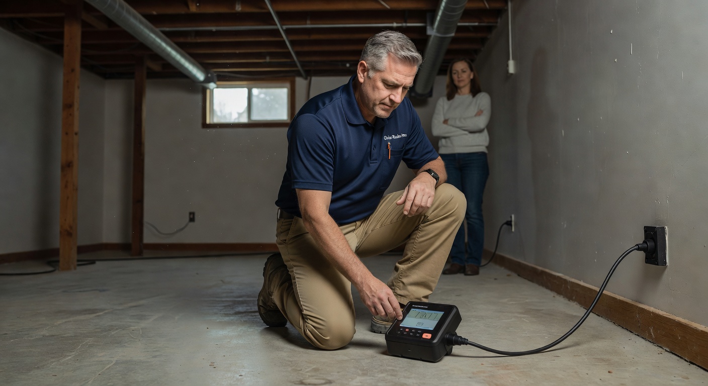 radon testing continuous monitor professional inspection