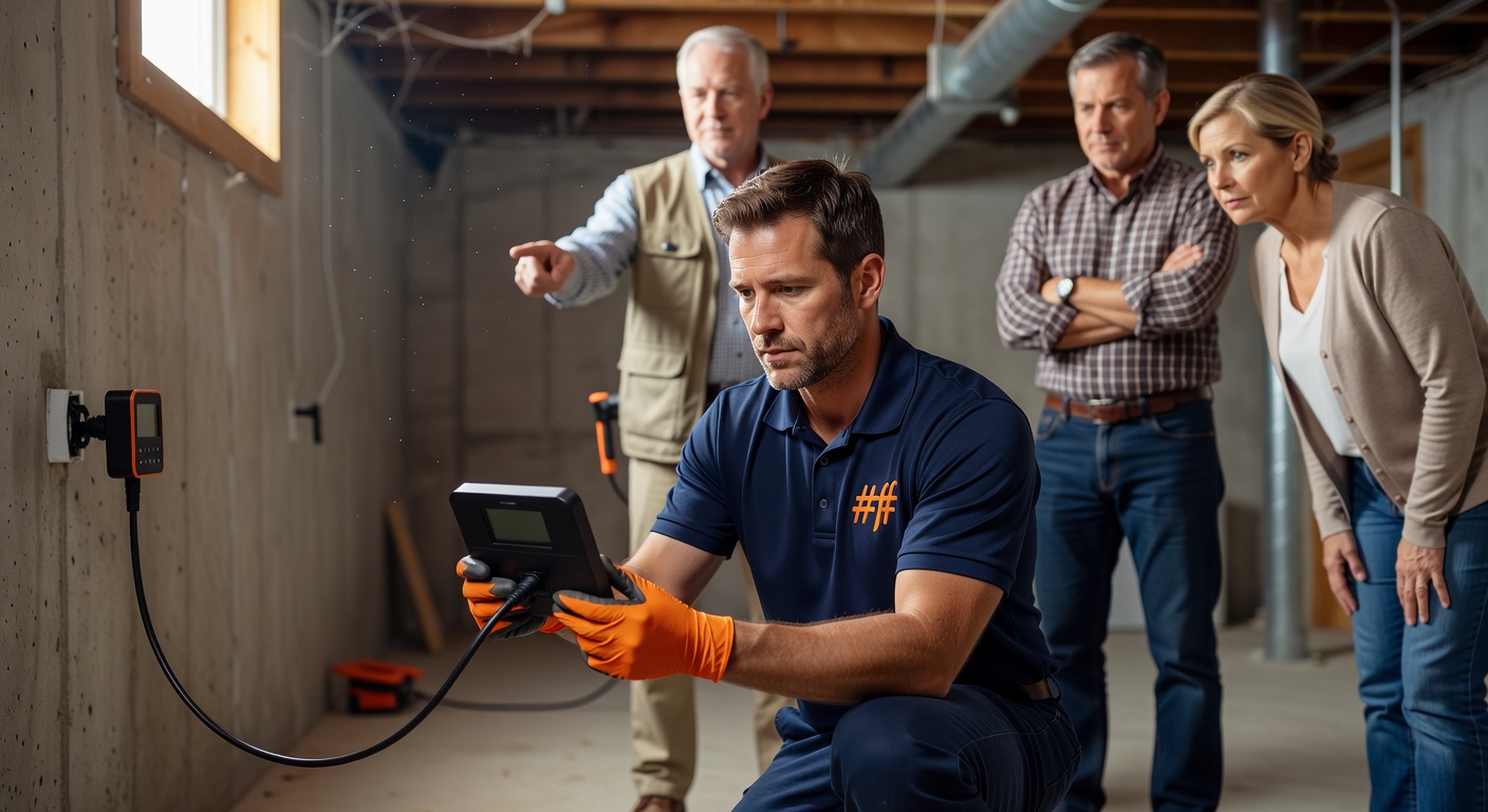 continuous radon monitor device basement measurement