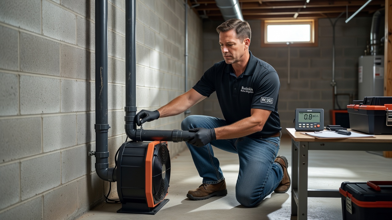 Radon Mitigation Buckskin OH | Licensed RC202 Pros