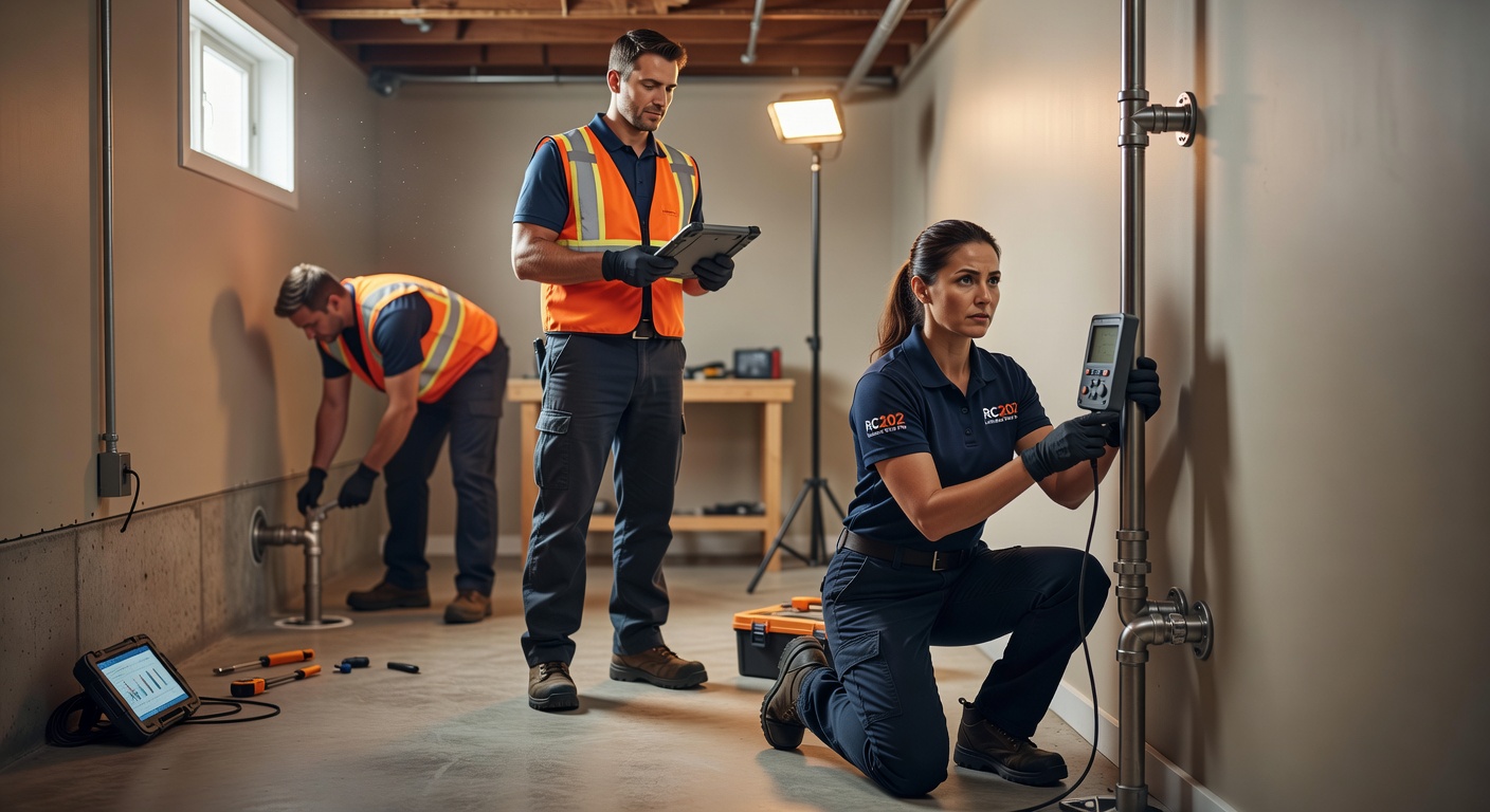 Radon Mitigation team professional environment