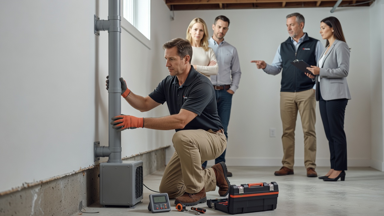 Radon Mitigation professional Bucyrus