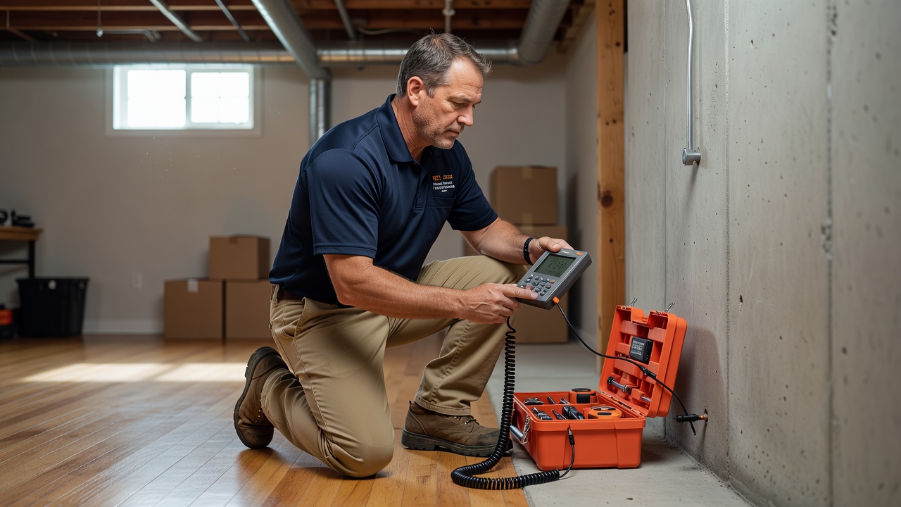 radon technician testing equipment professional Ohio