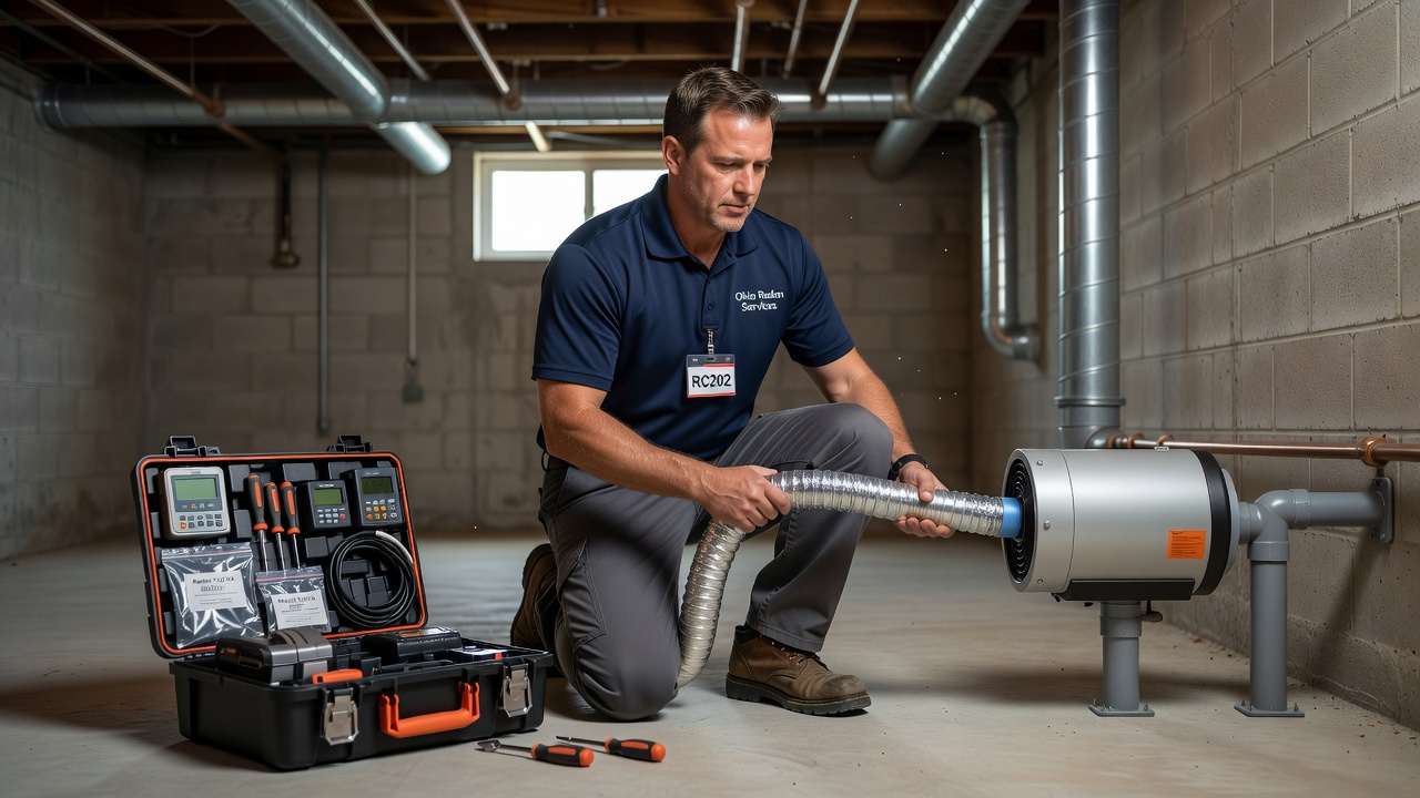 licensed radon technician Ohio home inspection