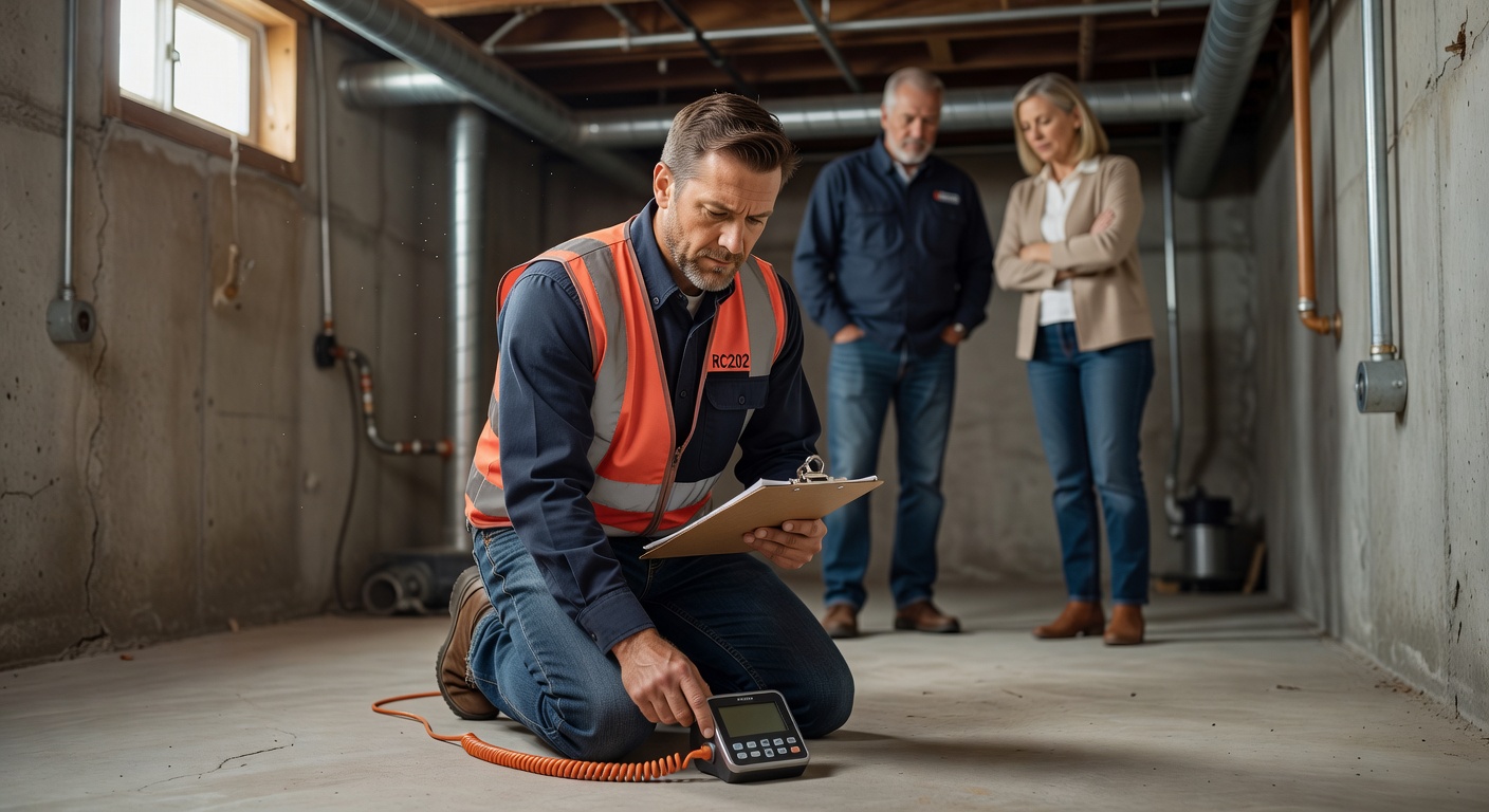 continuous radon monitor professional inspection