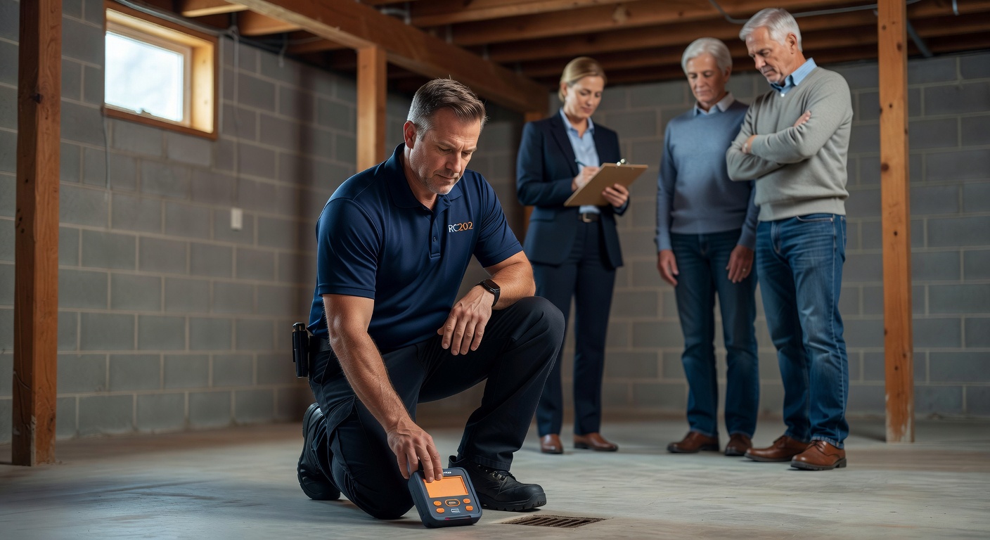 radon test kit professional inspection Ohio home