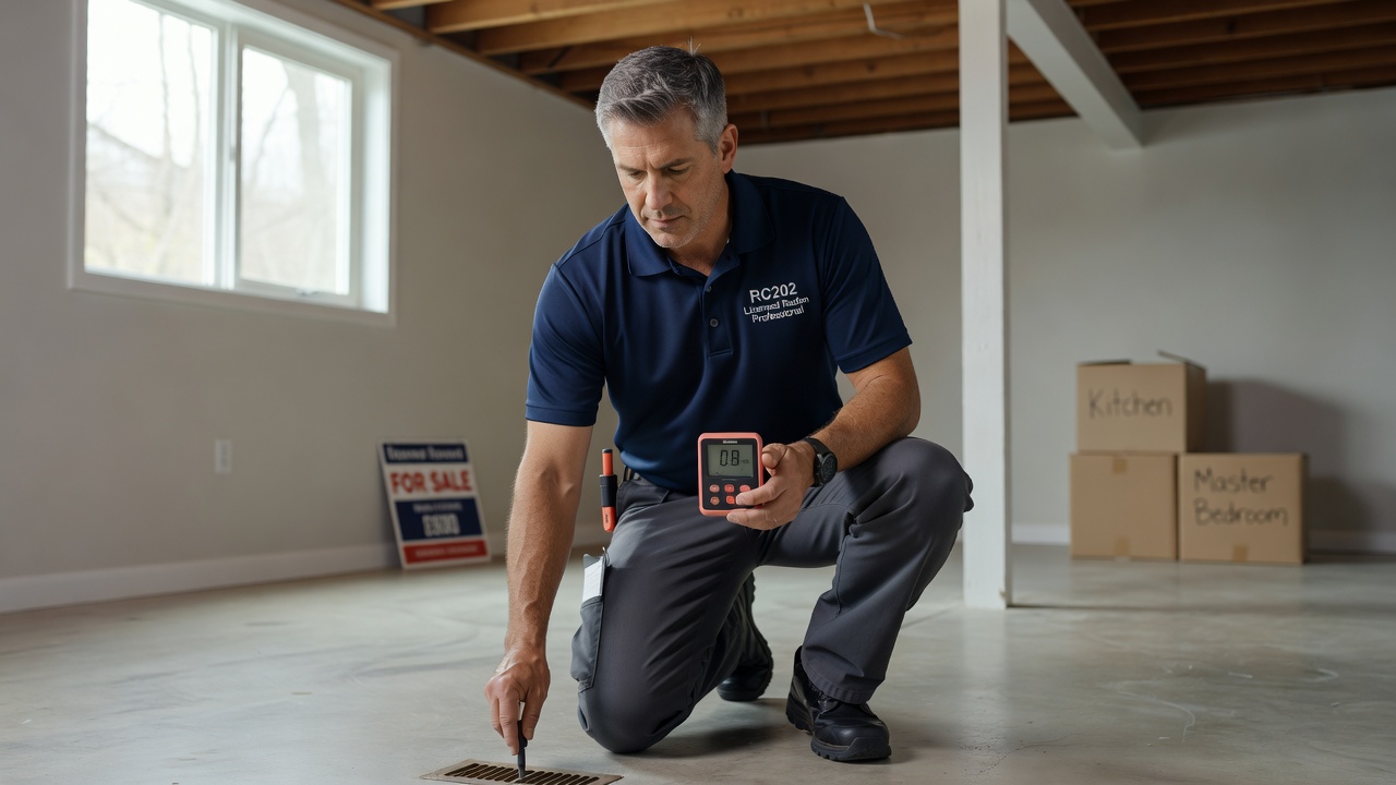 radon testing professional Ohio home inspection