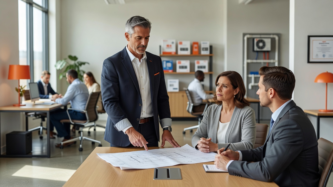 real estate office professional environment