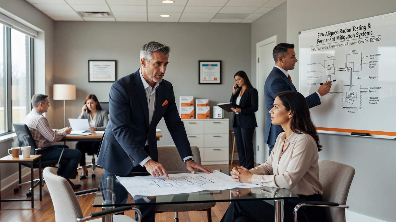real estate office professional environment