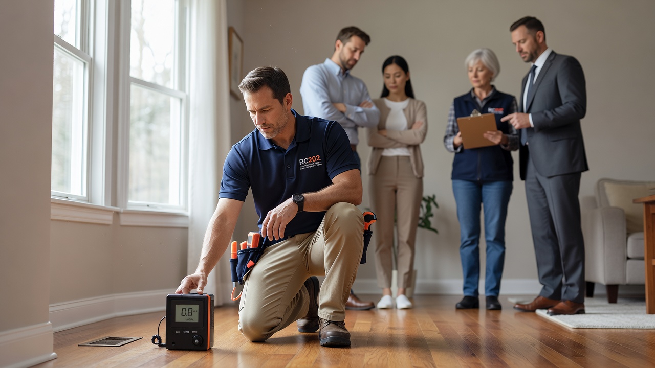 continuous radon monitor device measurement