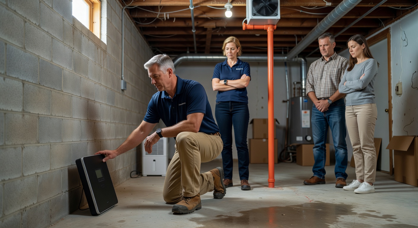 continuous radon monitor device basement testing