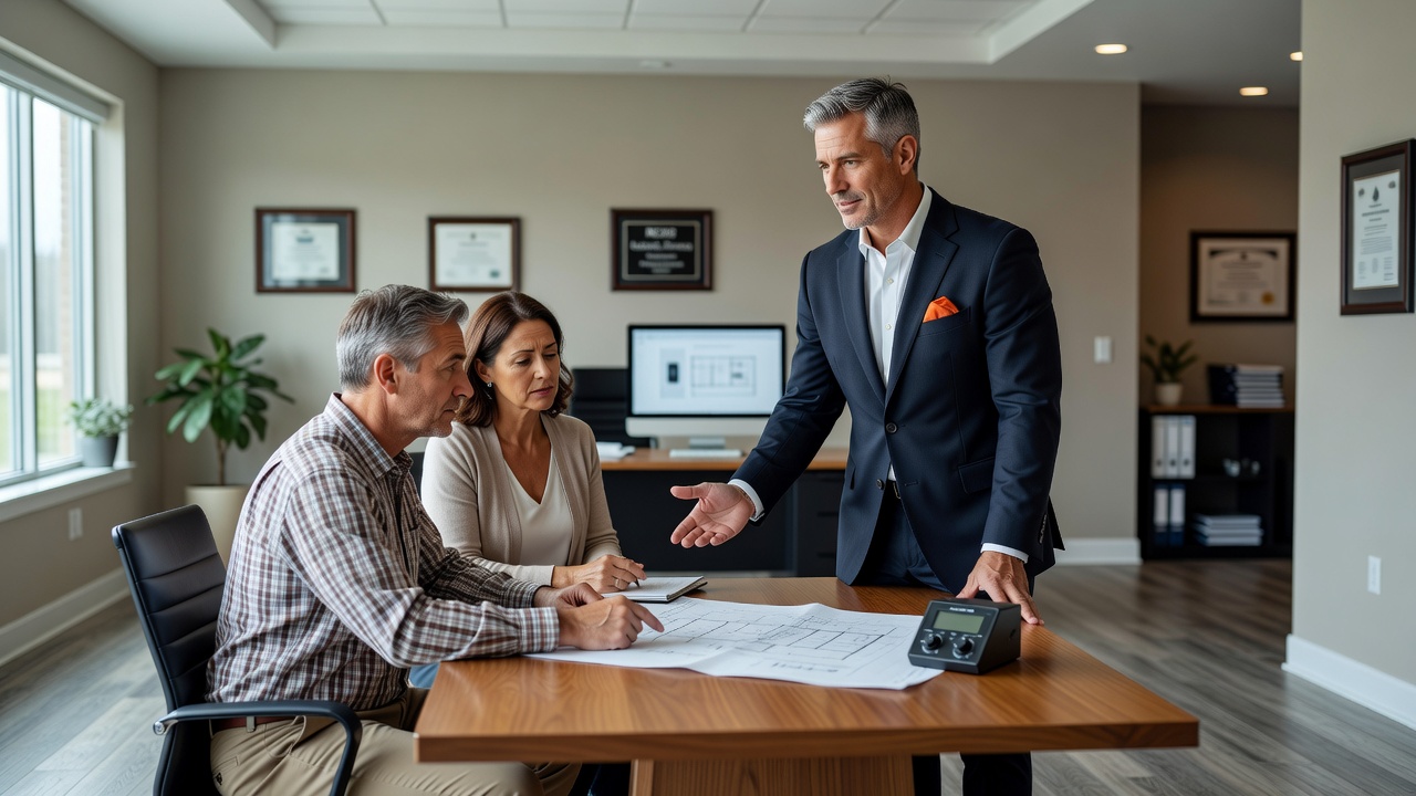 real estate office professional environment