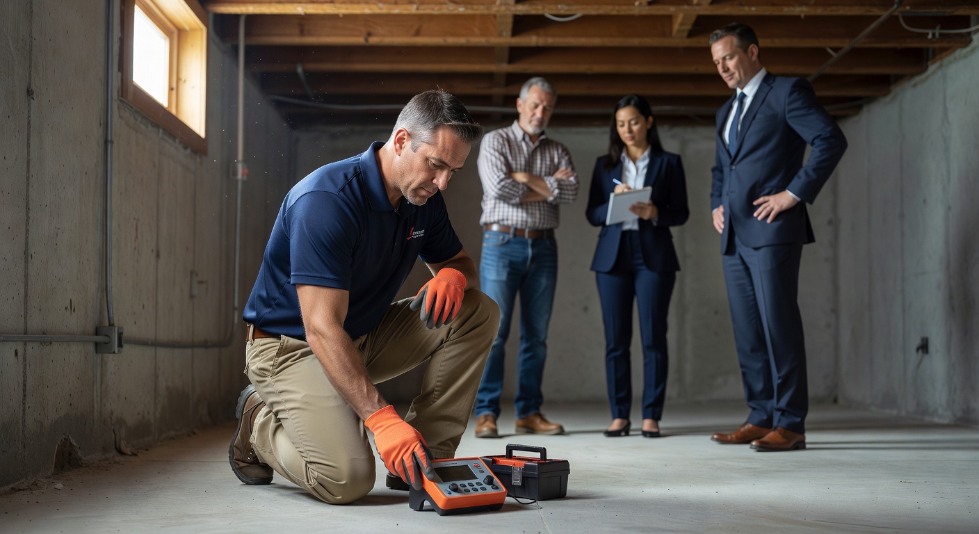 radon testing continuous monitor real estate transaction
