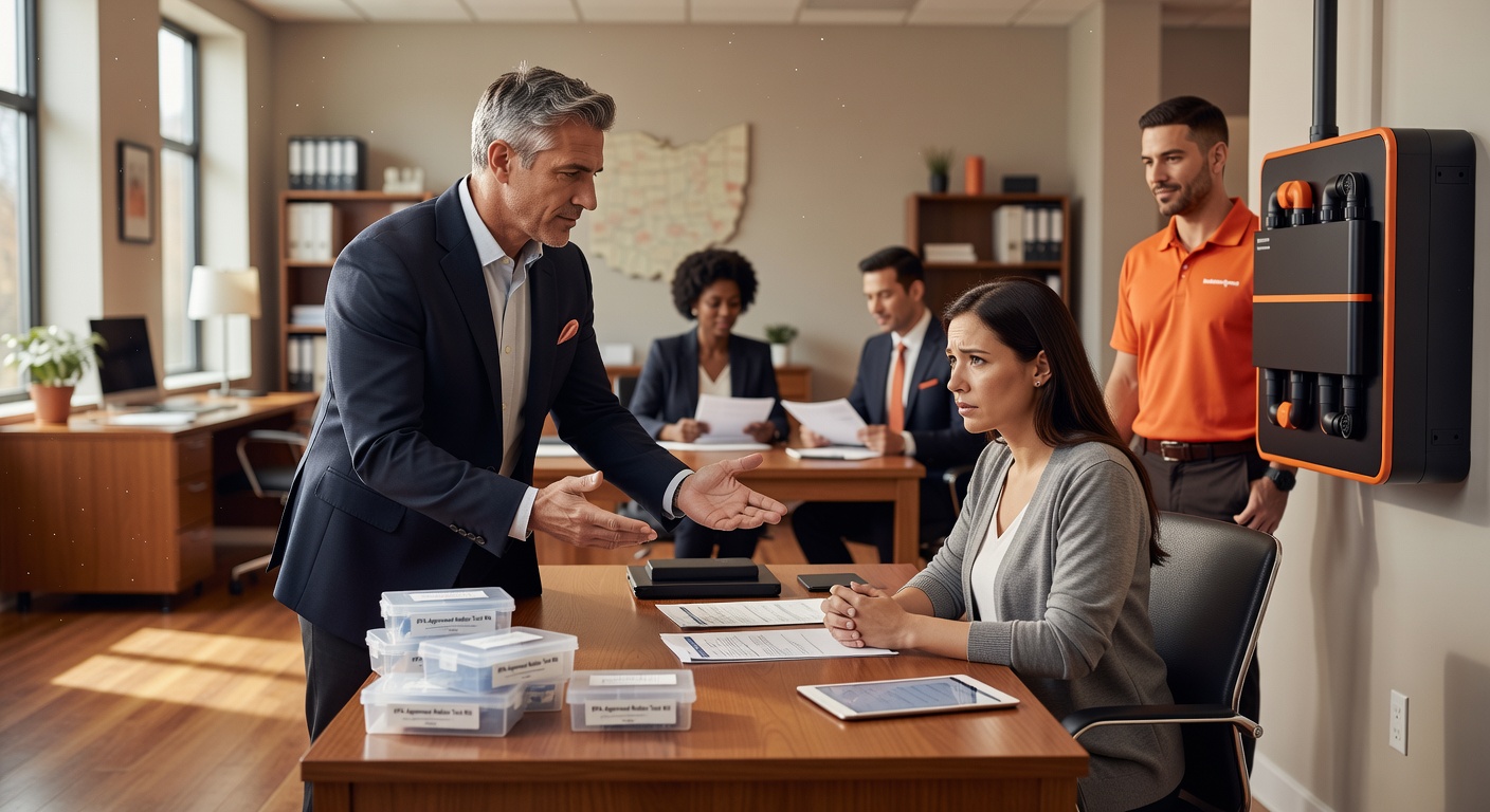 real estate office professional environment