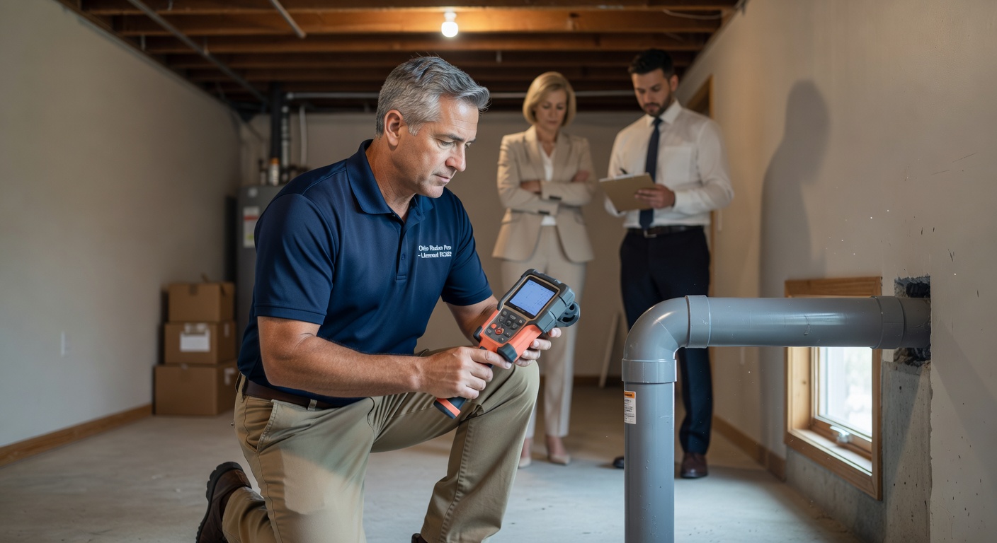 radon mitigation contractor Ohio licensed professional