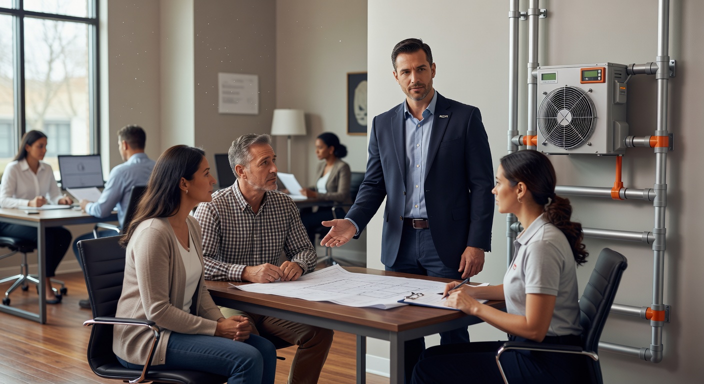real estate office professional environment