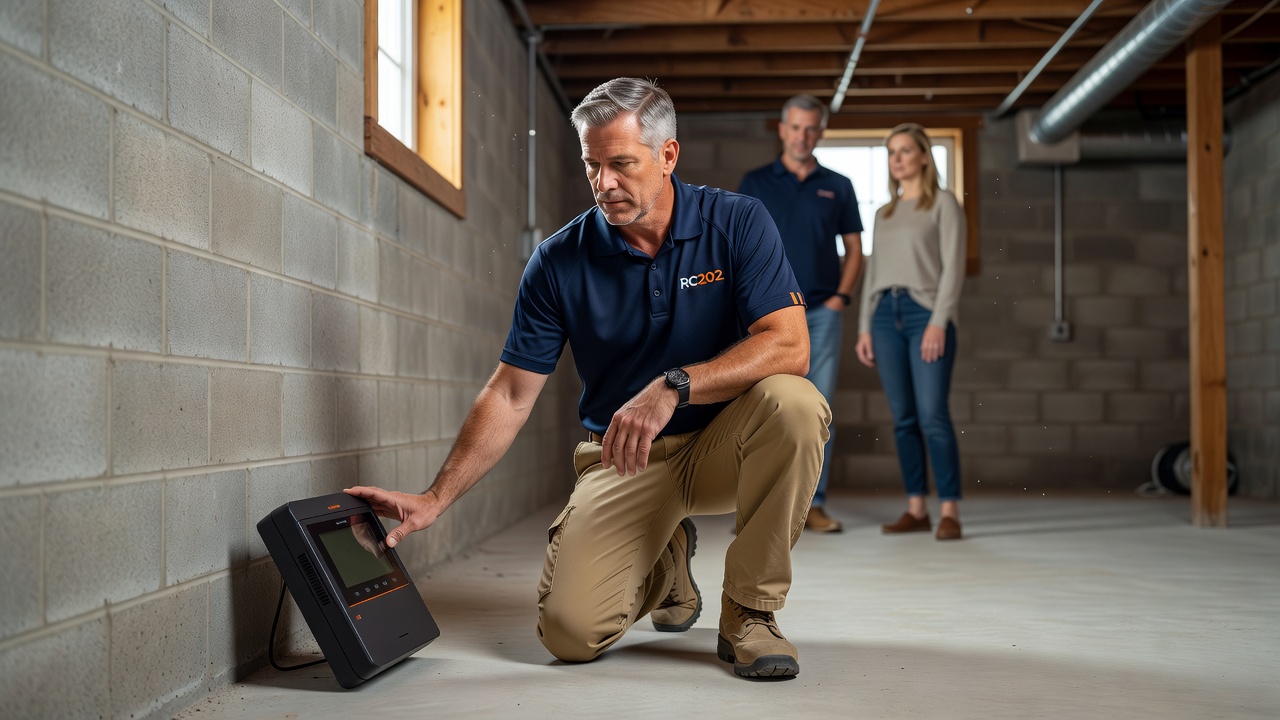 continuous radon monitor device basement testing