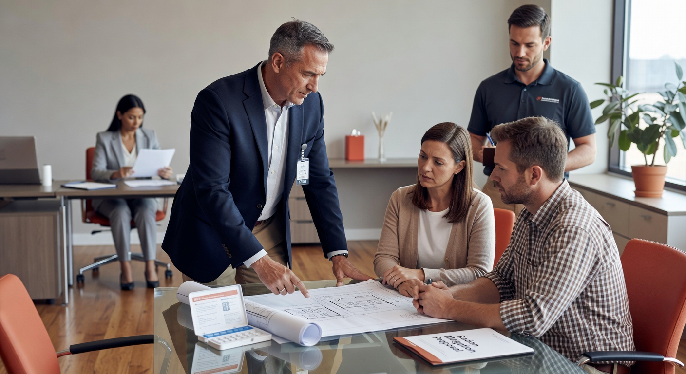 real estate office professional environment