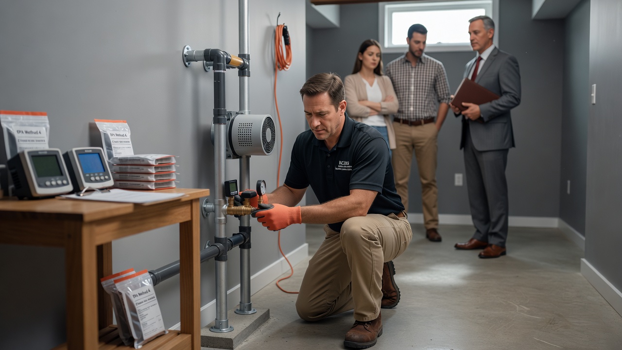 licensed radon mitigation contractor Ohio professional