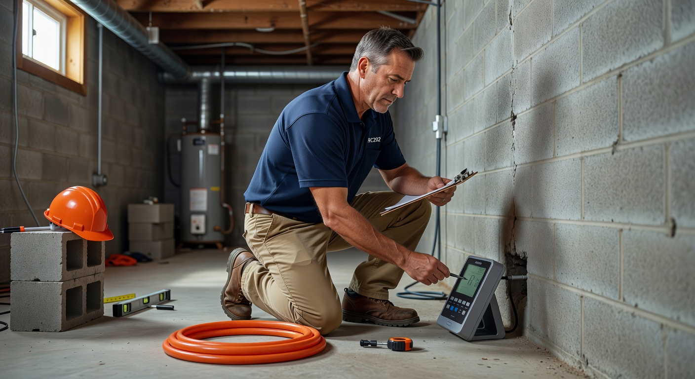 radon test kit professional inspector Ohio basement
