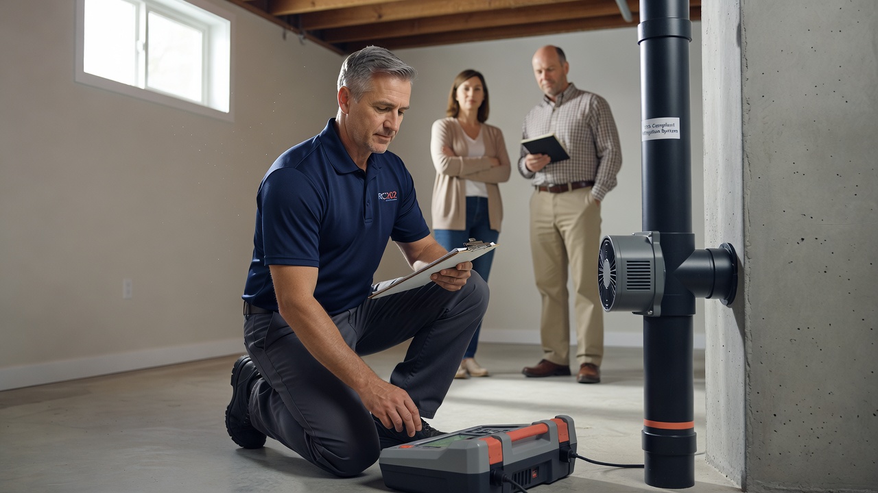 home inspector radon test real estate Ohio