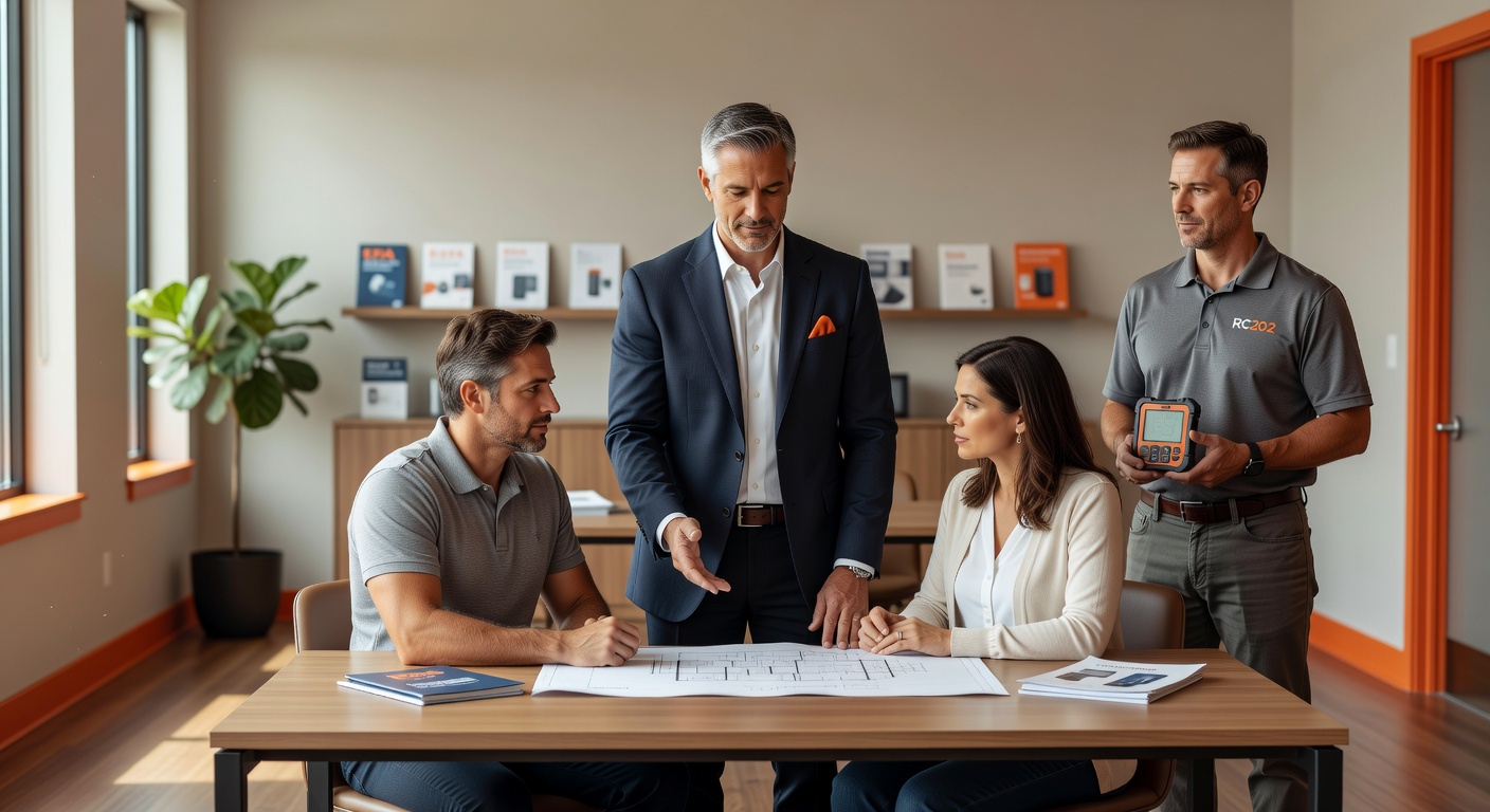 real estate office professional environment