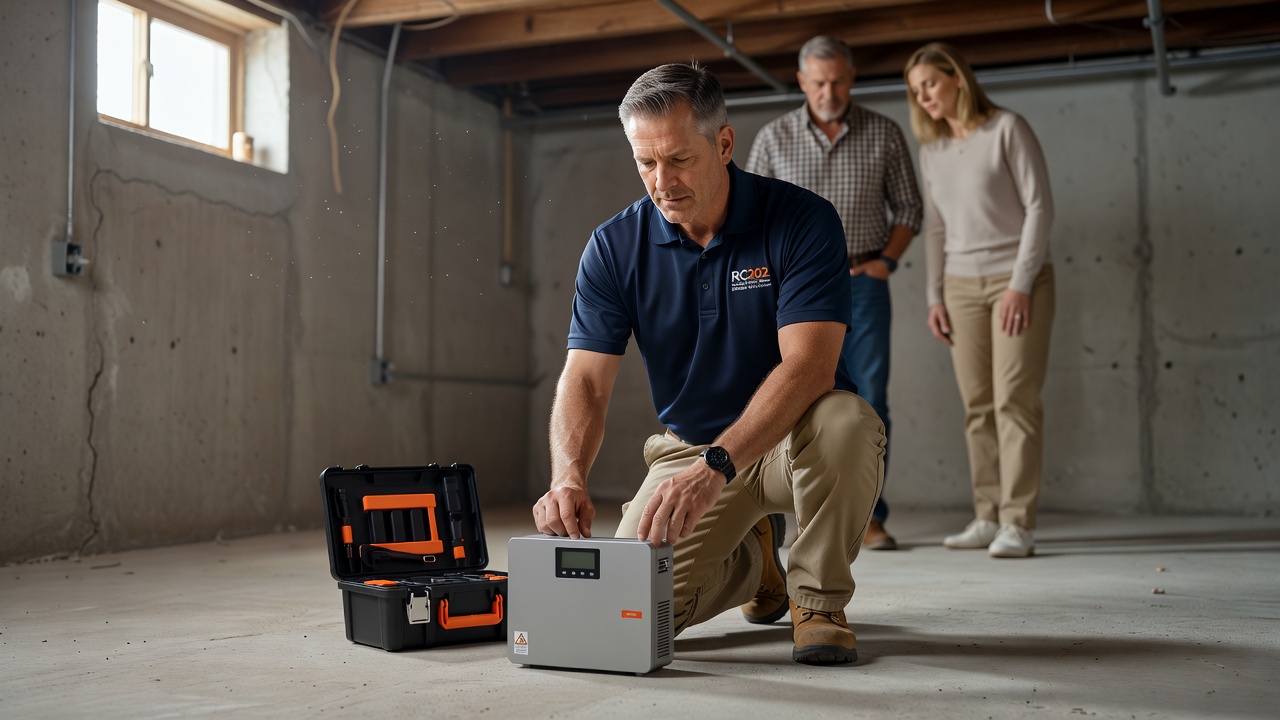 continuous radon monitor device basement testing