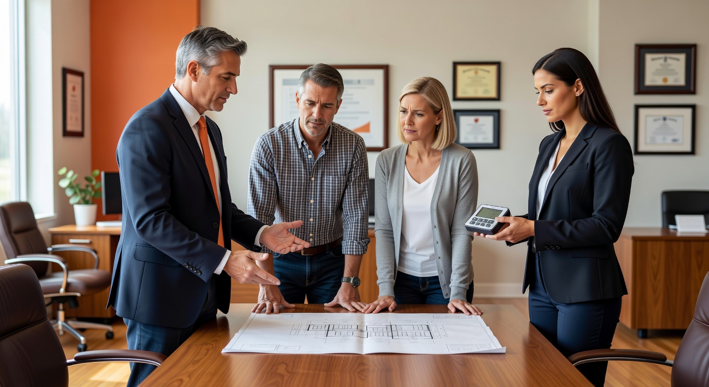 real estate office professional environment