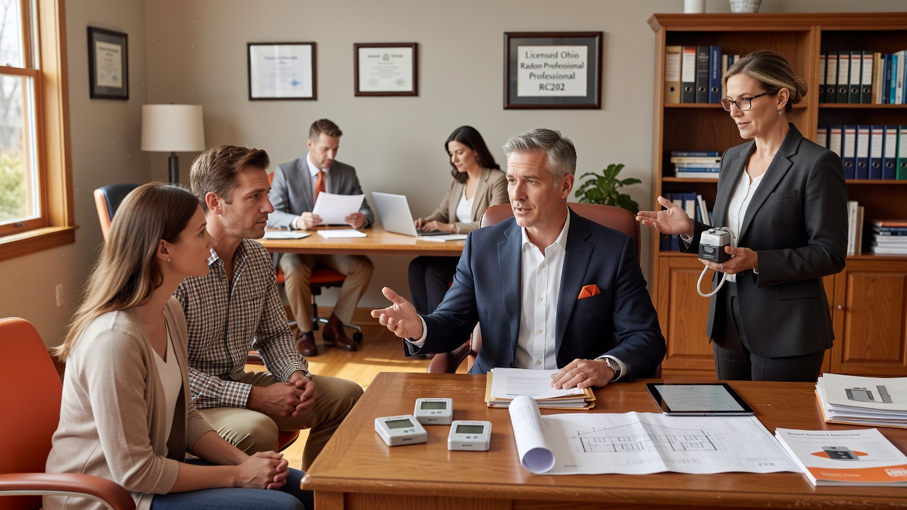 real estate office professional environment