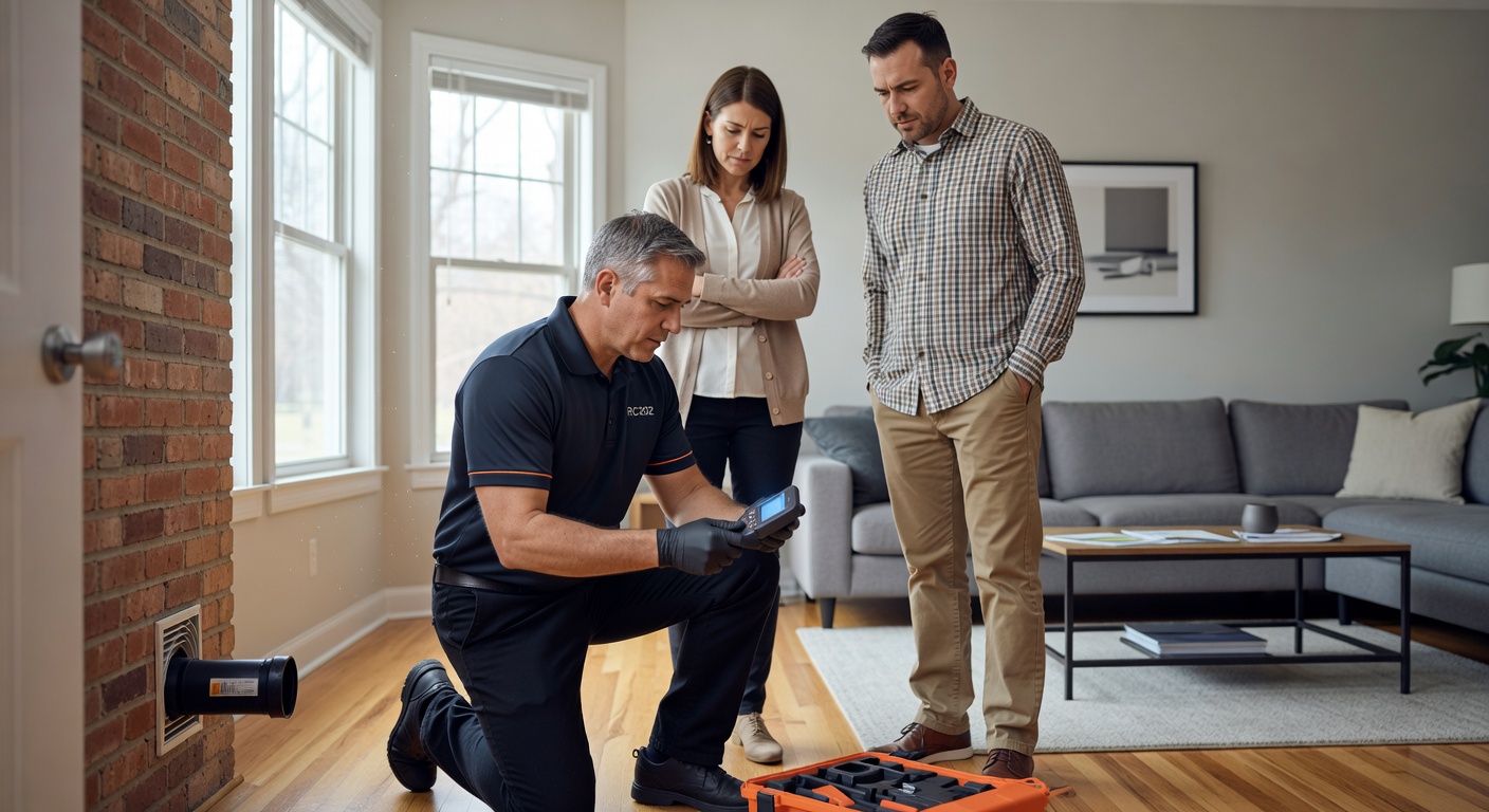 Ohio family home Unity radon professional