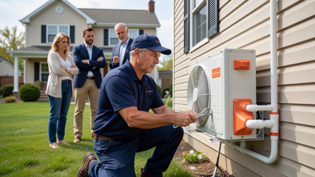 radon fan exterior installation Ohio home siding