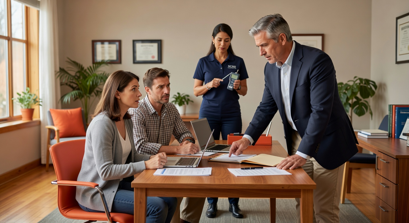 real estate office professional environment