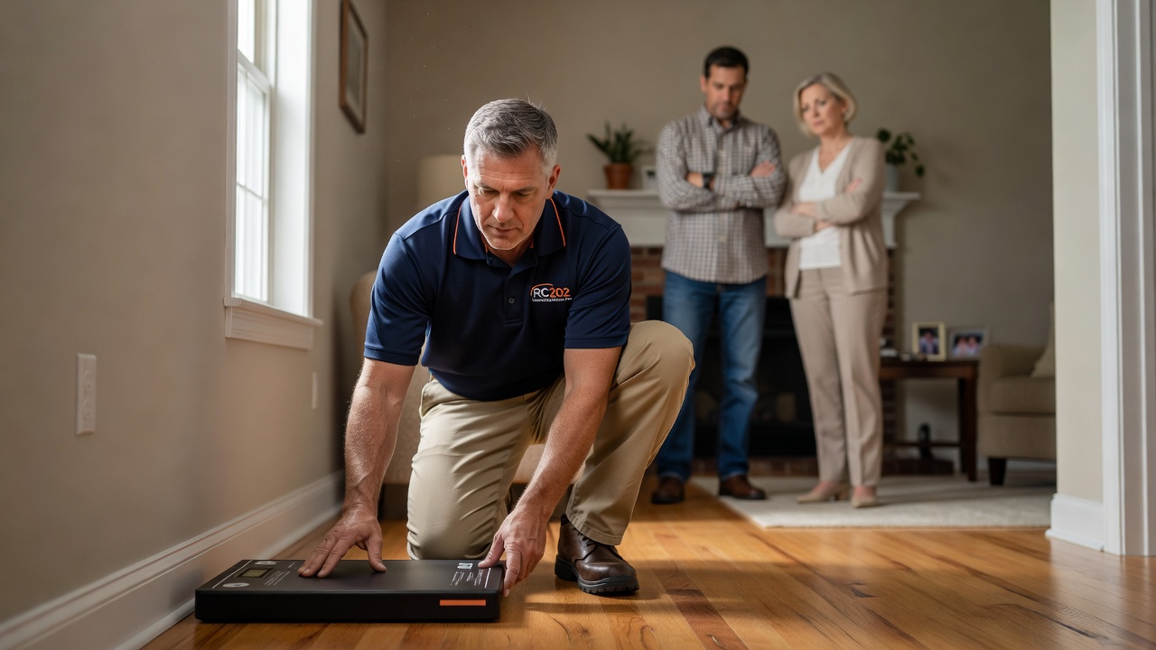 radon test kit professional inspection home