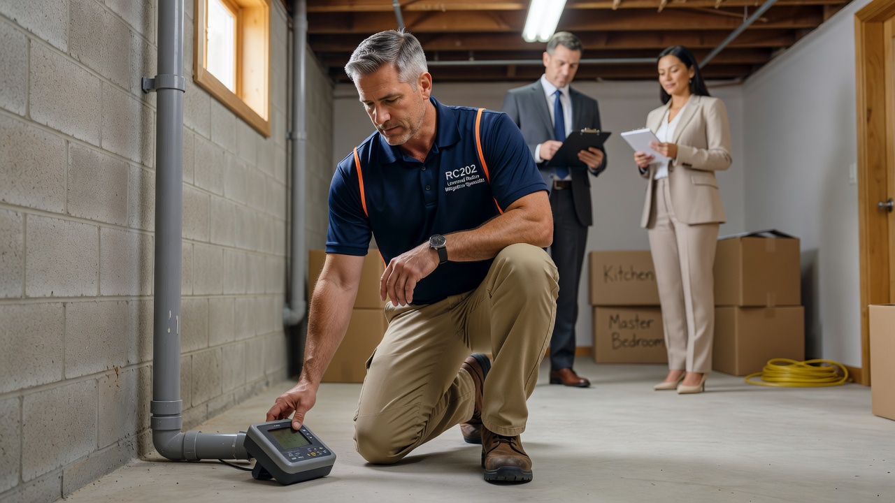 licensed radon technician Ohio home inspection