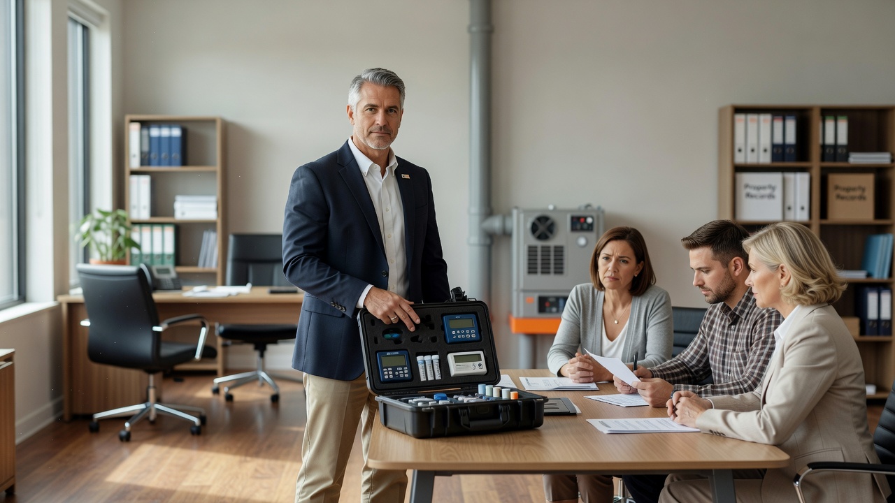 real estate office professional environment